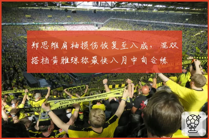 郑思维肩袖损伤恢复至八成，混双搭档黄雅琼称最快八月中旬合练